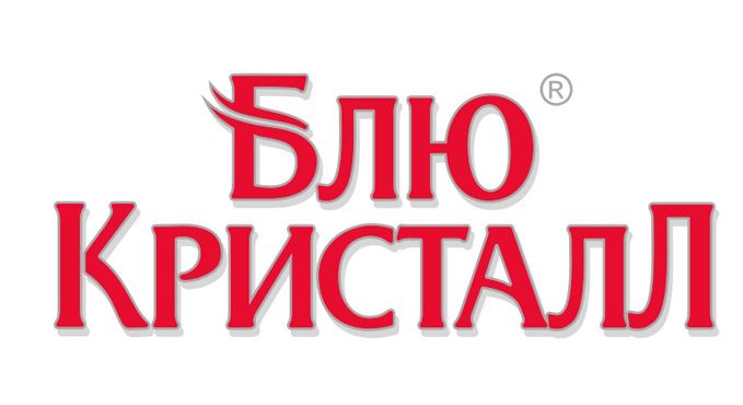 Логотип для минеральной воды Блю Кристал