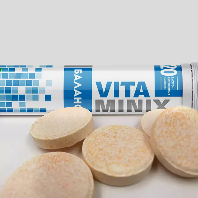 Таблетки и Vita Minix