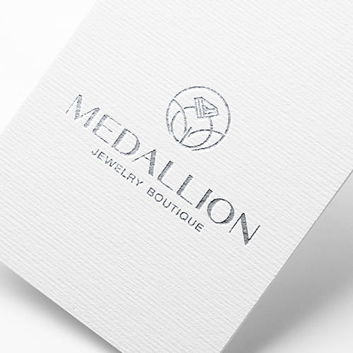 Medallion - Разработка логотипа для ювелирного бутика Medallion