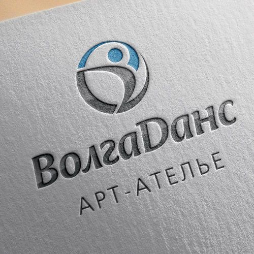 ВолгаДанс - Разработка логотипа для арт-ателье, дизайн сайта